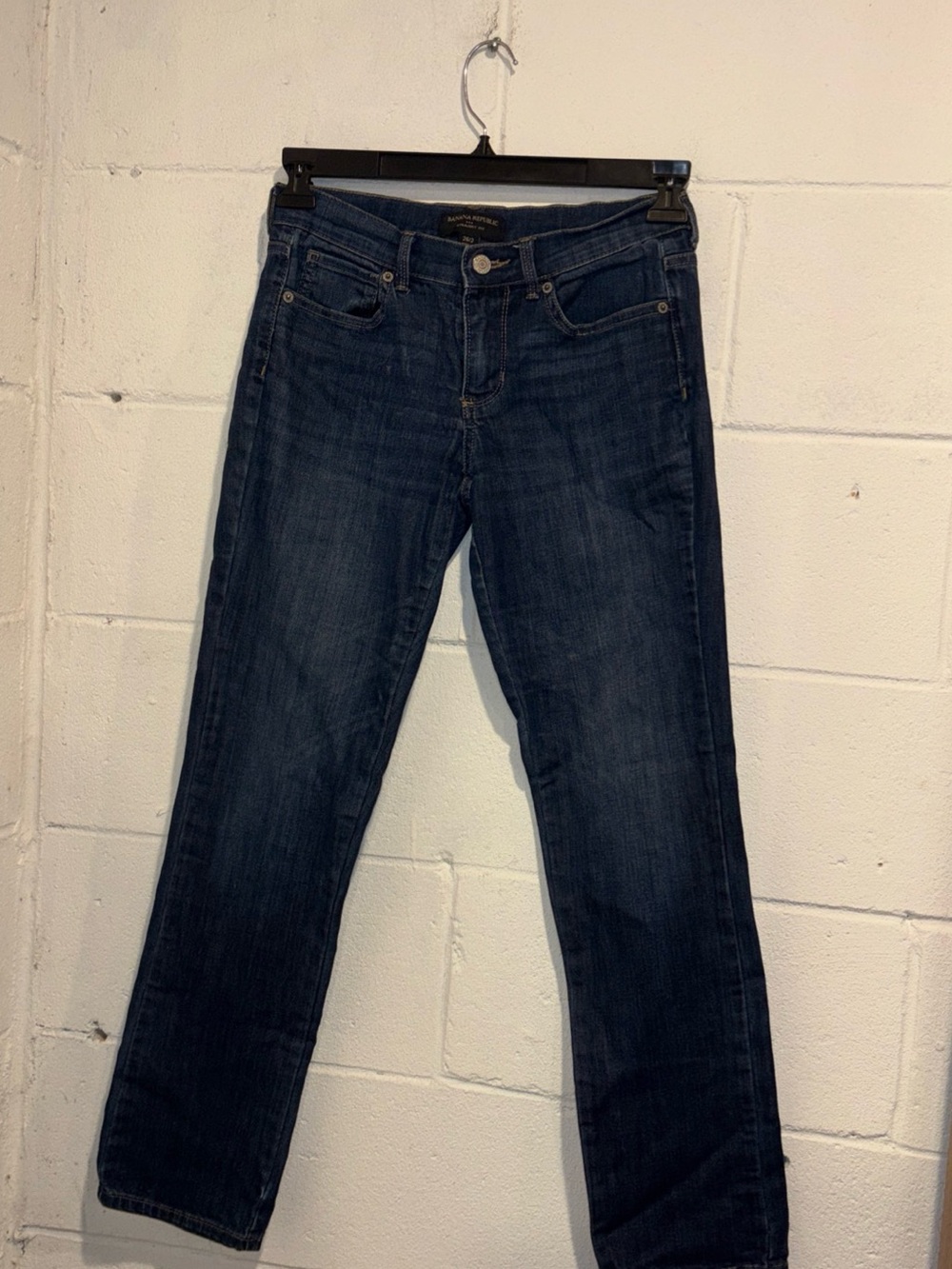 Banana Republic straight fit jeans Low rise stretch denim 26/2